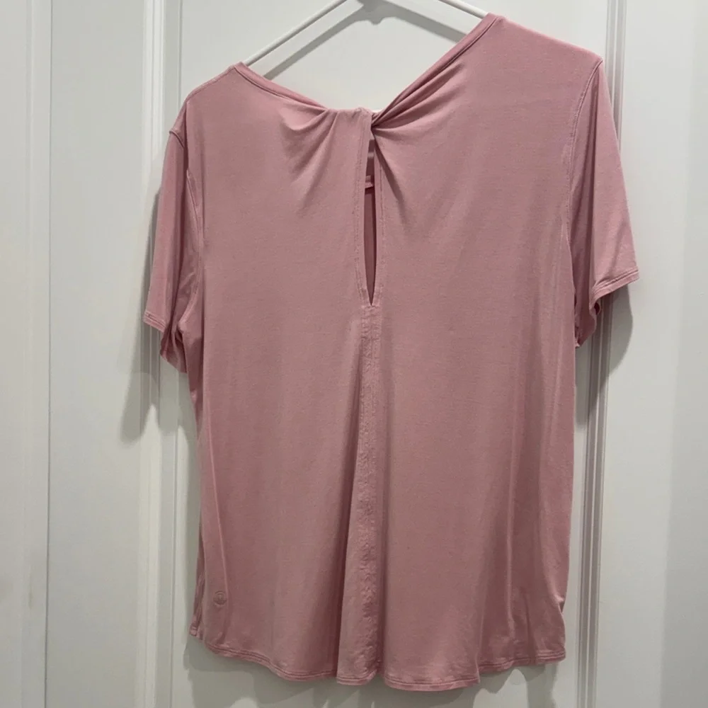 Lululemon Modal-Silk Twist-Back Short-Sleeve Shirt - Picture 2 of 4